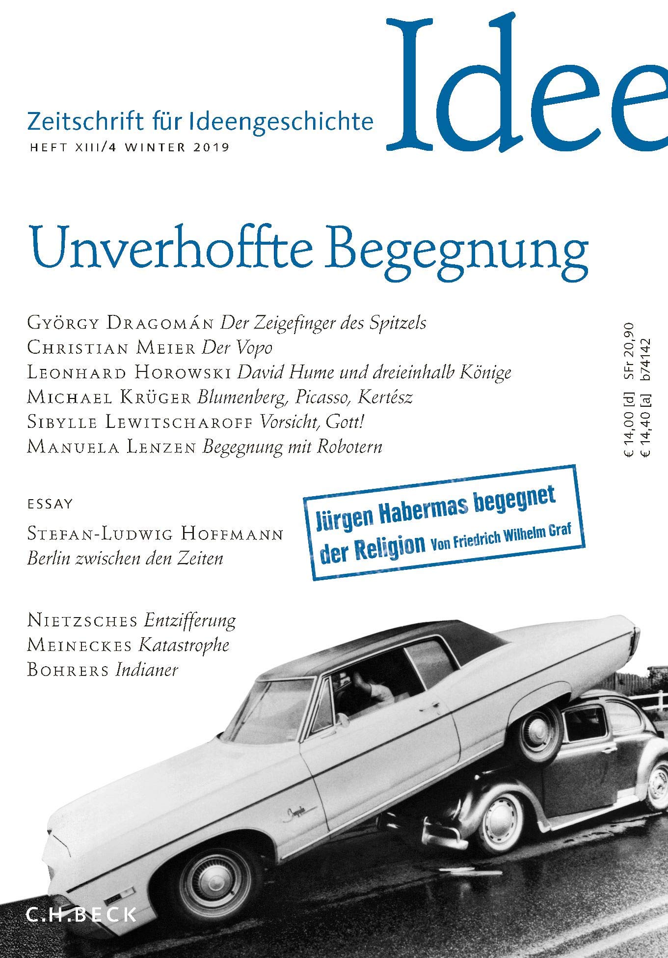 Zeitschrift für Ideengeschichte Heft XIII/4 Winter 2019 Books