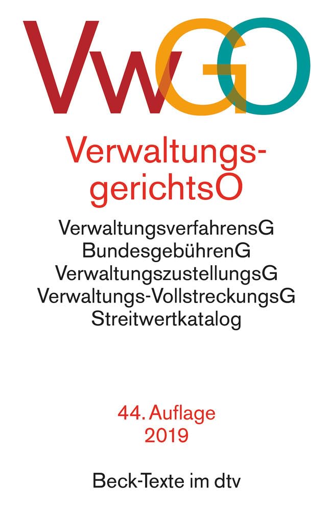 Verwaltungsgerichtsordnung, Verwaltungsverfahrensgesetz Law