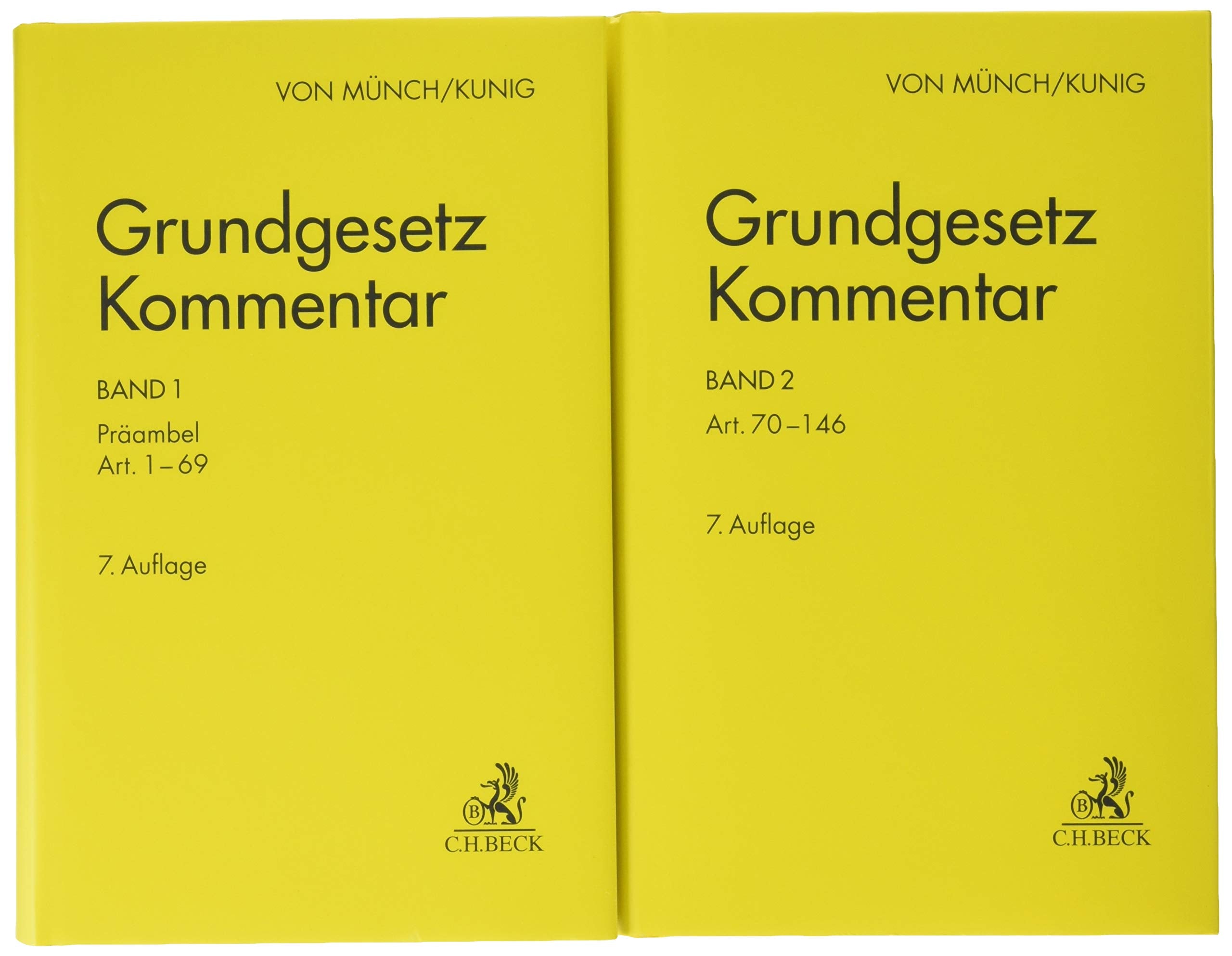 Grundgesetz-Kommentar Gesamtwerk: In 2 Bänden Law