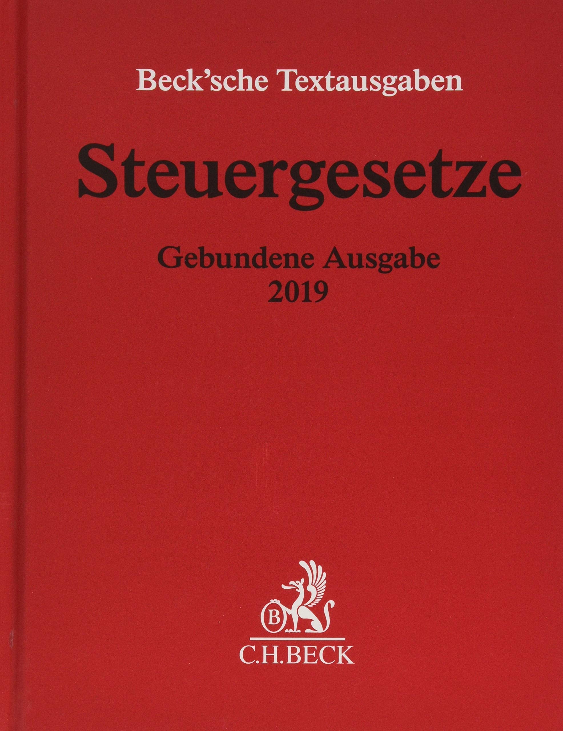 Product Image: Steuergesetze Gebundene Ausgabe 2019