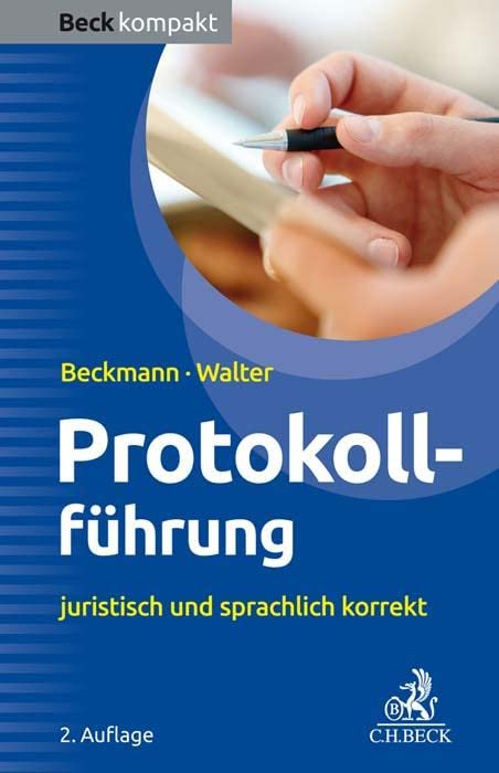 Protokollführung Business, Finance & Career Books