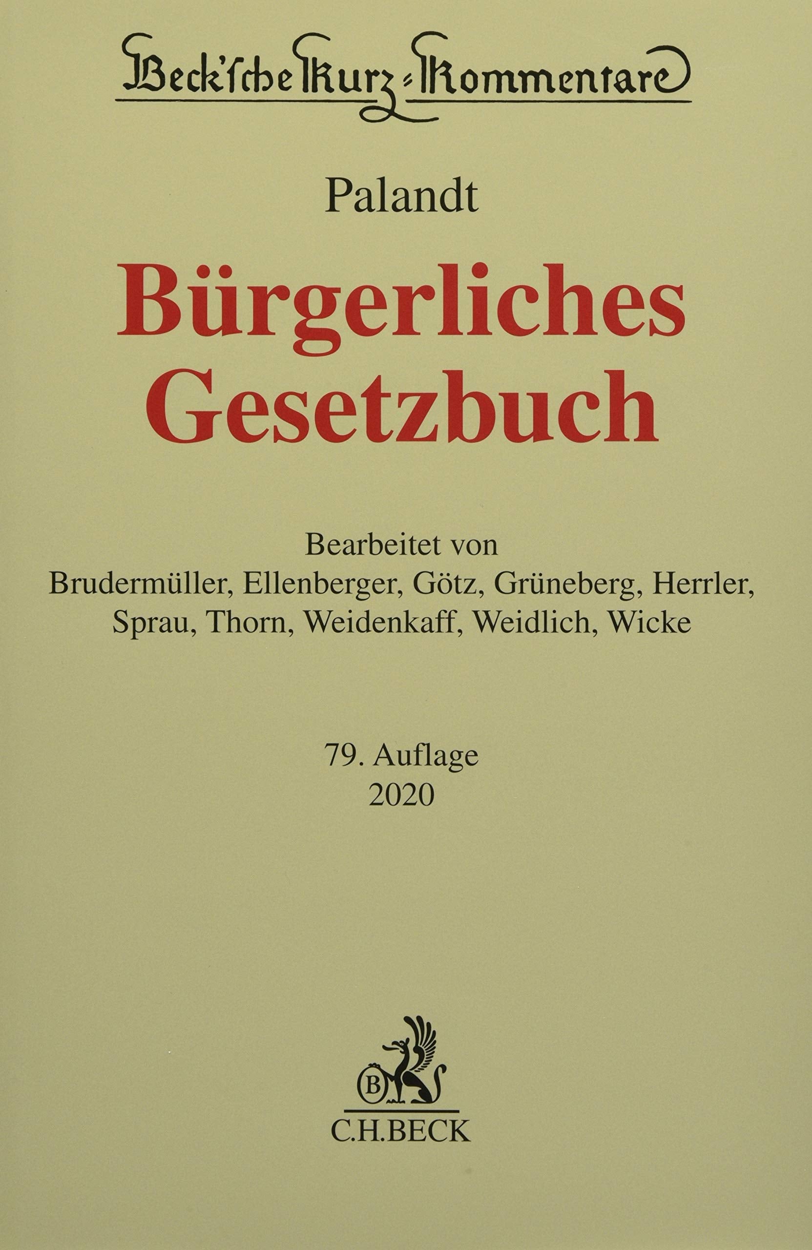 Bürgerliches Gesetzbuch Law