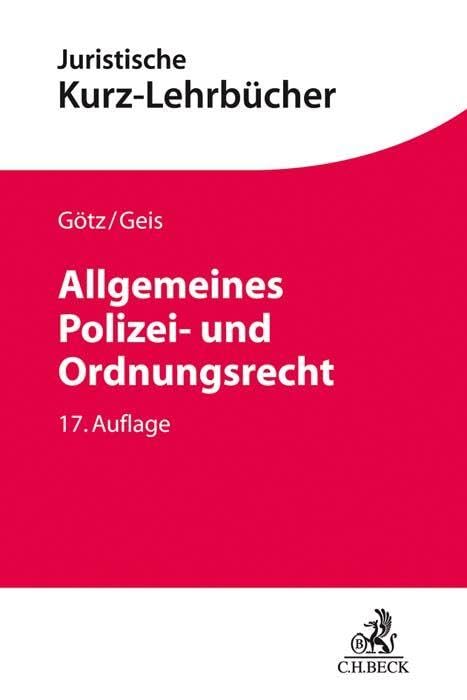 Allgemeines Polizei- und Ordnungsrecht Law