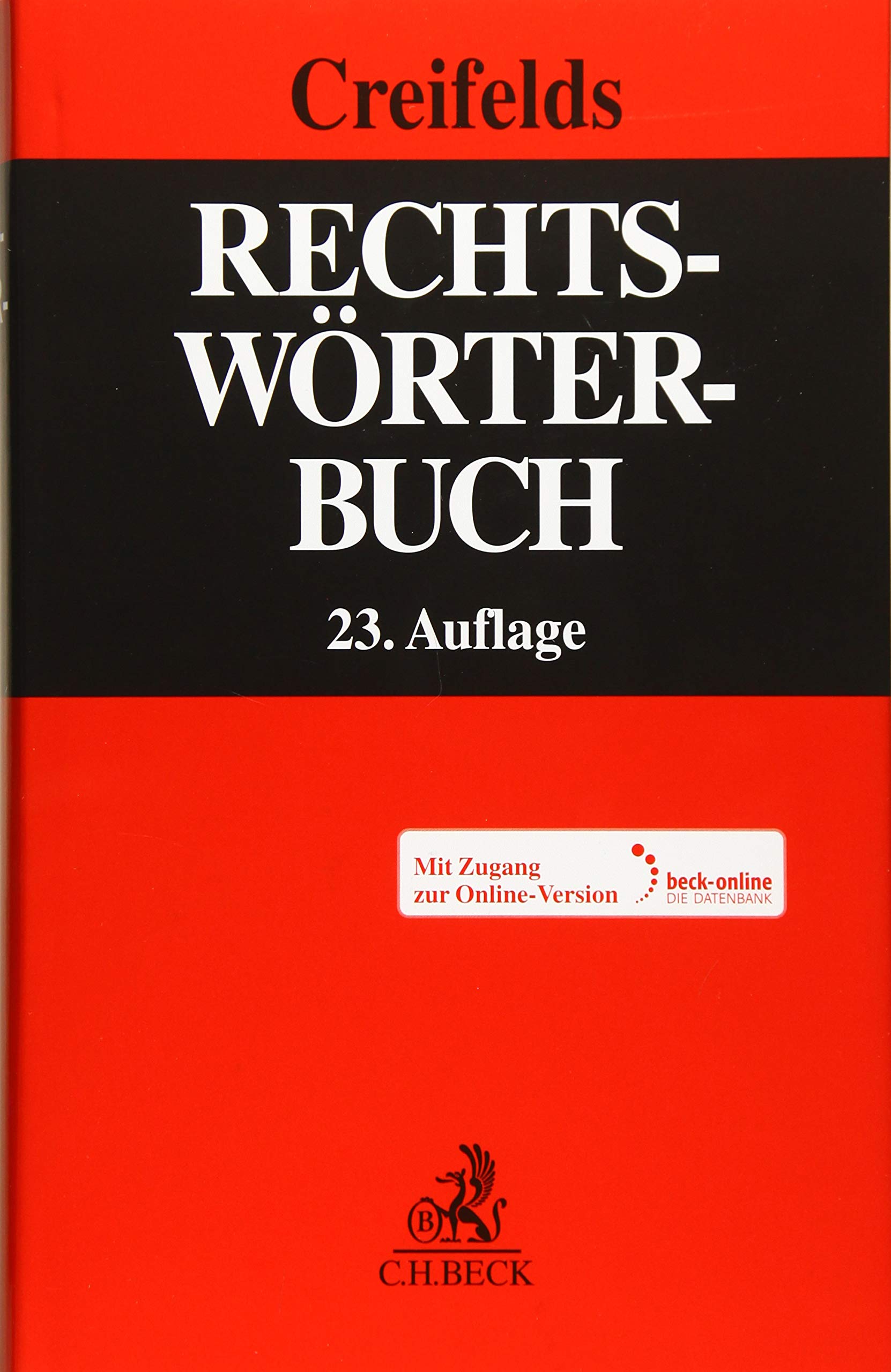 Rechtswörterbuch Law Books