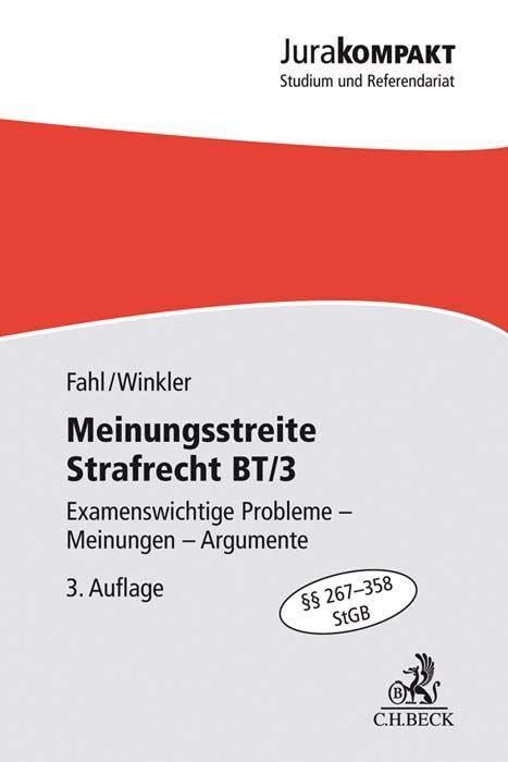 Meinungsstreite Strafrecht BT/3 Law