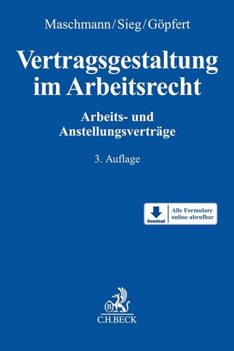 Product Image: Vertragsgestaltung im Arbeitsrecht