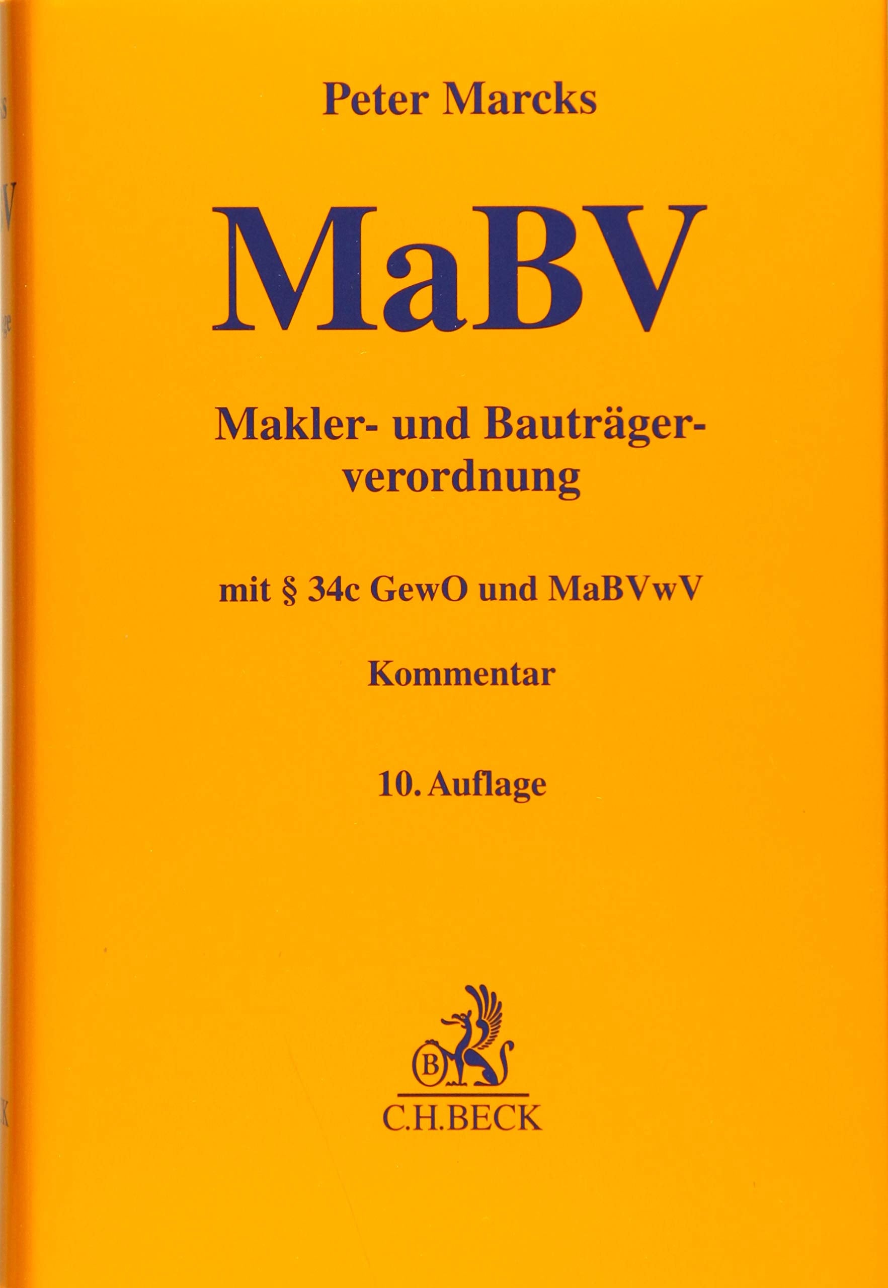 Makler- und Bauträgerverordnung Law