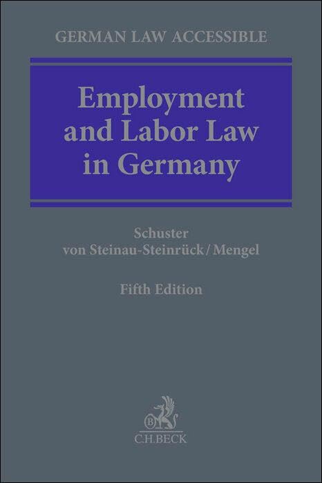 Employment and Labor Law in Germany (German Law Accessible) Law