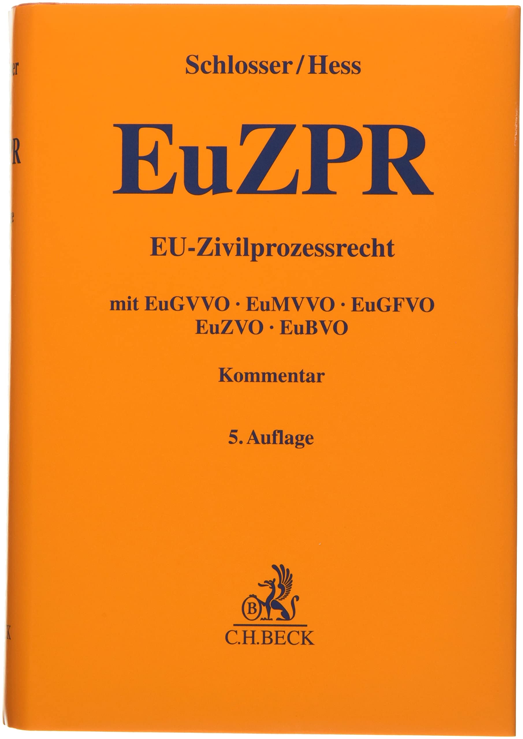 Product Image: EU-Zivilprozessrecht. EuZPR