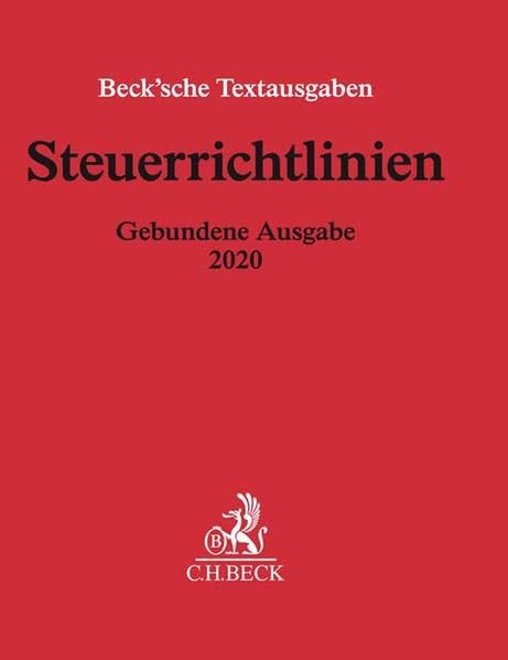 Steuerrichtlinien Gebundene Ausgabe 2020 Law