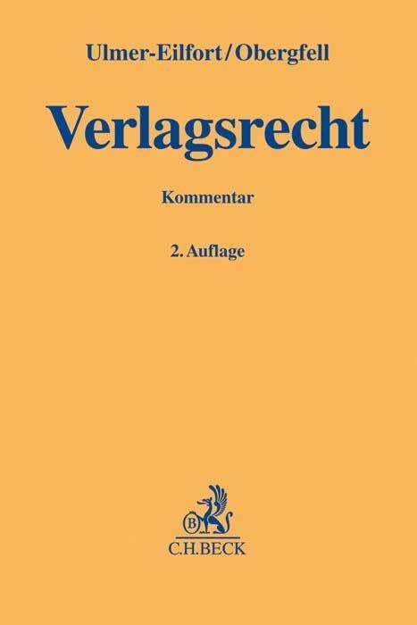 Verlagsrecht: Kommentar (Gelbe Erläuterungsbücher) Law