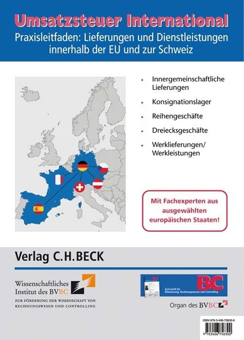 Umsatzsteuer International: Praxisleitfaden: Lieferungen und Dienstleistungen innerhalb der EU und zur Schweiz Law