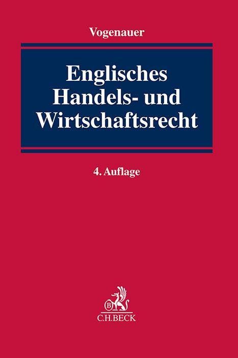 Englisches Handels- und Wirtschaftsrecht Law