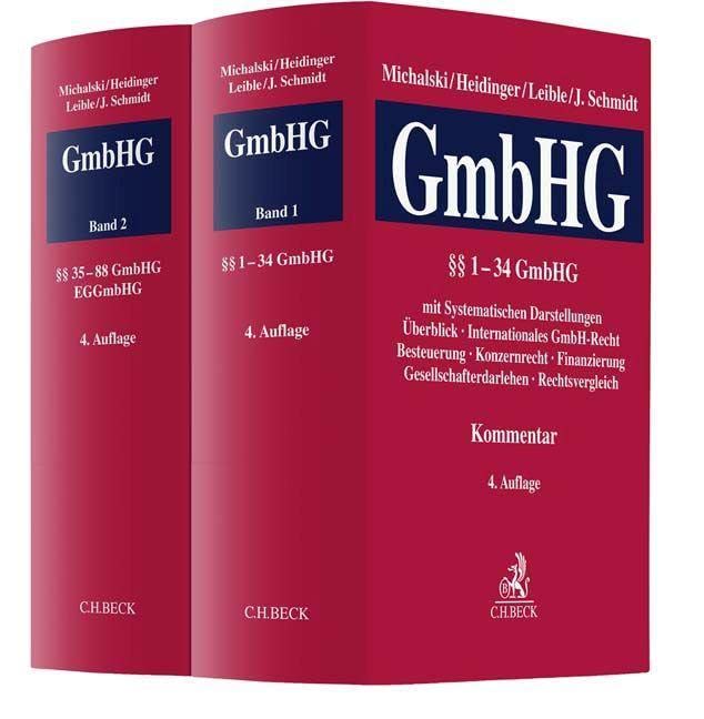 Kommentar zum Gesetz betreffend die Gesellschaften mit beschränkter Haftung (GmbH-Gesetz). GmbHG Law
