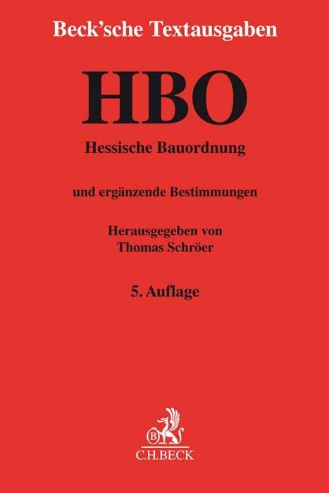 Hessische Bauordnung Law Books