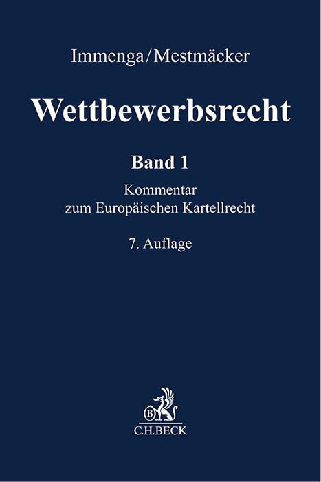 Wettbewerbsrecht Band 1: EU. Kommentar zum Europäischen Kartellrecht Law