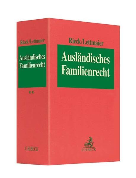 Ausländisches Familienrecht Leinenordner II 80 mm Law