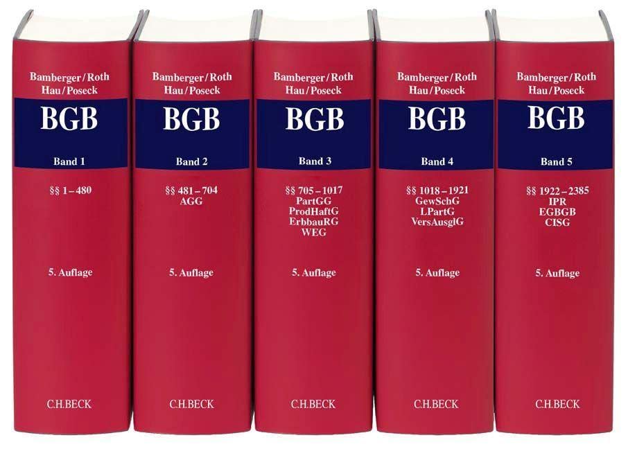 Bürgerliches Gesetzbuch Gesamtwerk: In 5 Bänden Law