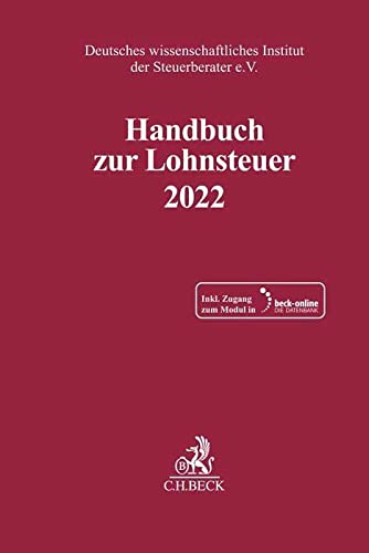 Handbuch zur Lohnsteuer 2022 Law