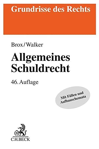 Allgemeines Schuldrecht (Grundrisse des Rechts) Law