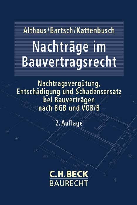 Nachträge im Bauvertragsrecht book