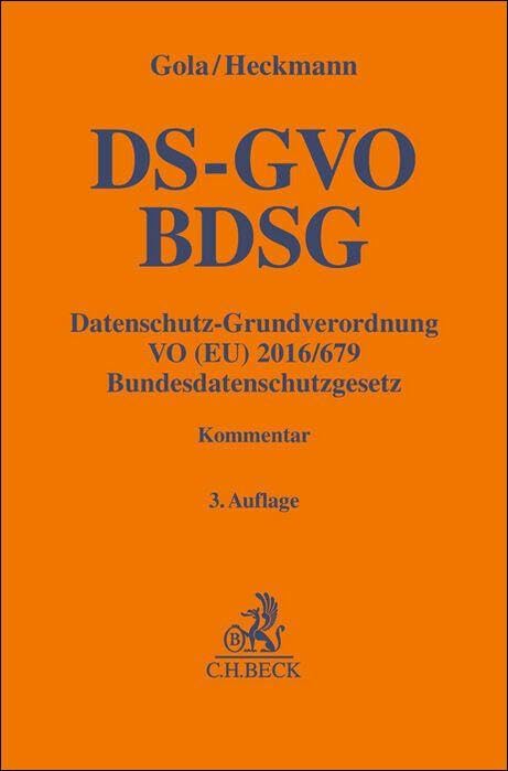 Datenschutz-Grundverordnung VO (EU) 2016/679, Bundesdatenschutzgesetz Law