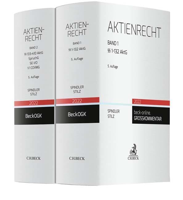 Aktienrecht Gesamtwerk: In 2 Bänden. Band 1: §§ 1-132 AktG. Band 2: §§ 133-410 AktG, SpruchG, SE-VO, § 1 COVMG Law