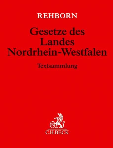 Gesetze des Landes Nordrhein-Westfalen Hauptordner 86 mm Law