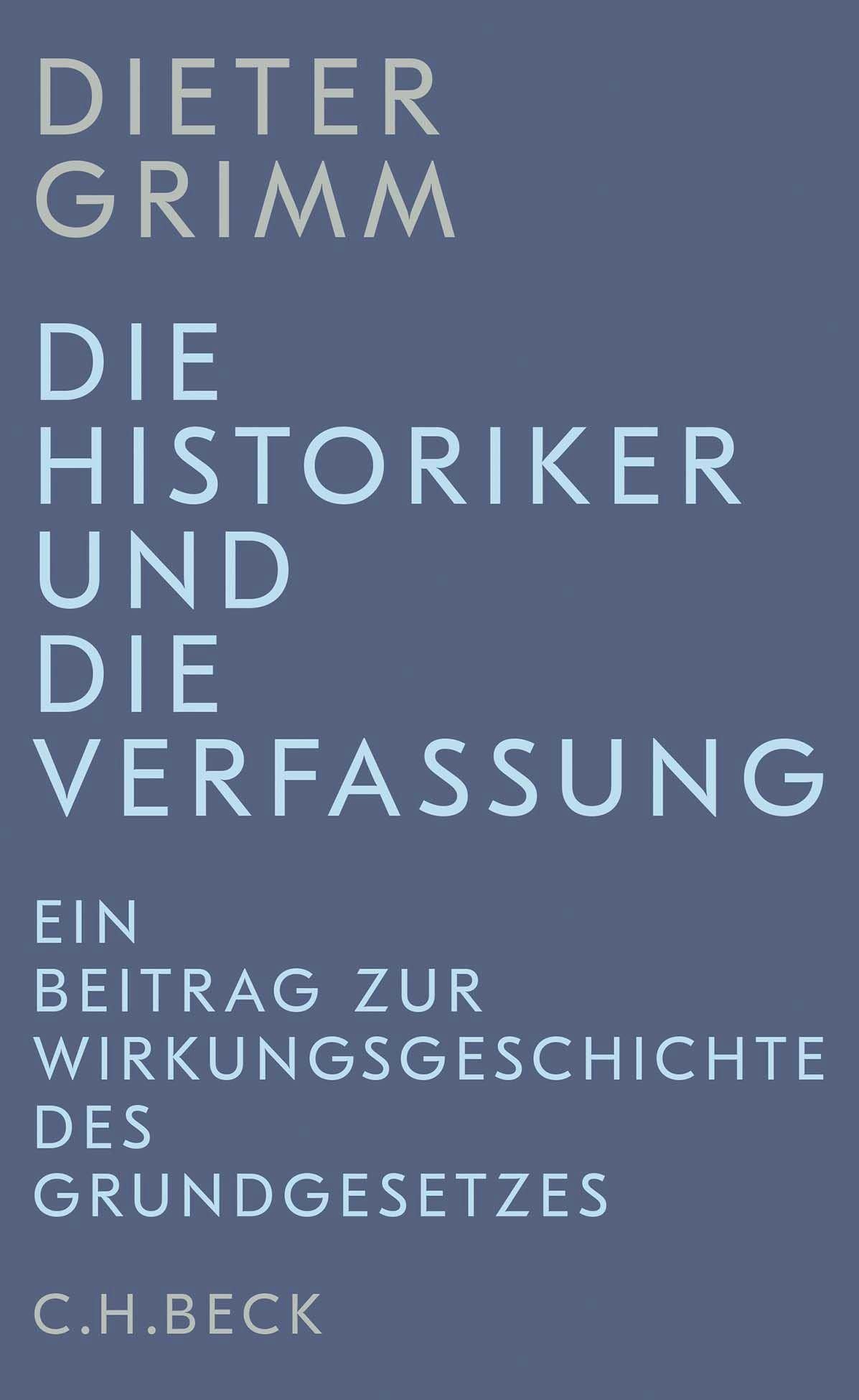 Die Historiker und die Verfassung Law