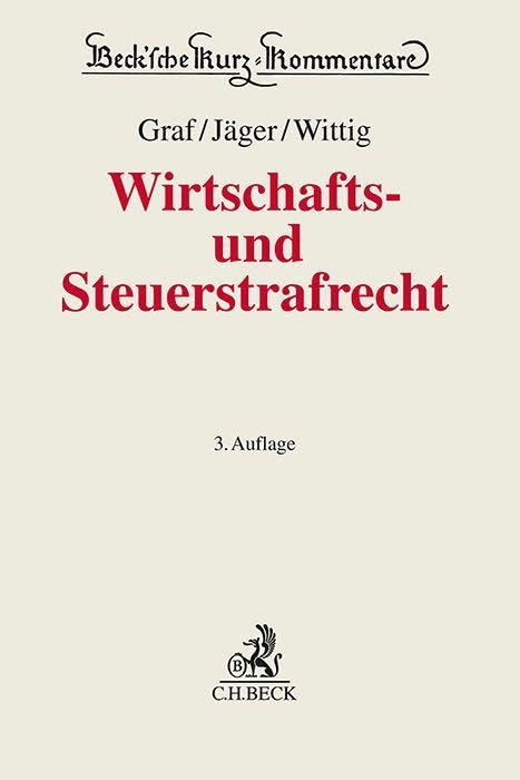 Wirtschafts- und Steuerstrafrecht Law