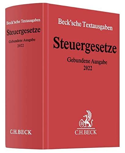 Steuergesetze Gebundene Ausgabe 2022 Law