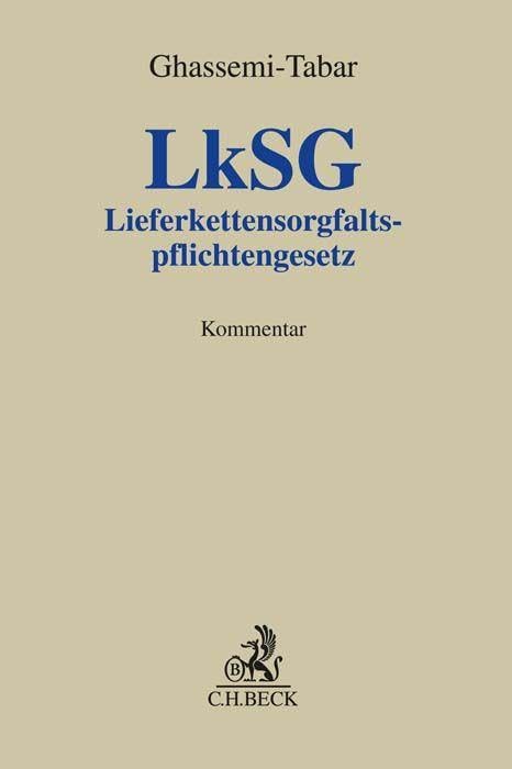Lieferkettensorgfaltspflichtengesetz. LkSG book