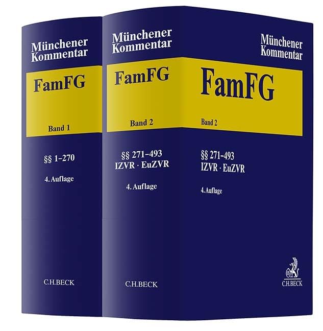 Münchener Kommentar zum FamFG Gesamtwerk: Gesetz über das Verfahren in Familiensachen und in den Angelegenheiten der freiwilligen Gerichtsbarkeit ... sich auf den bereits erschienenen Band. Law
