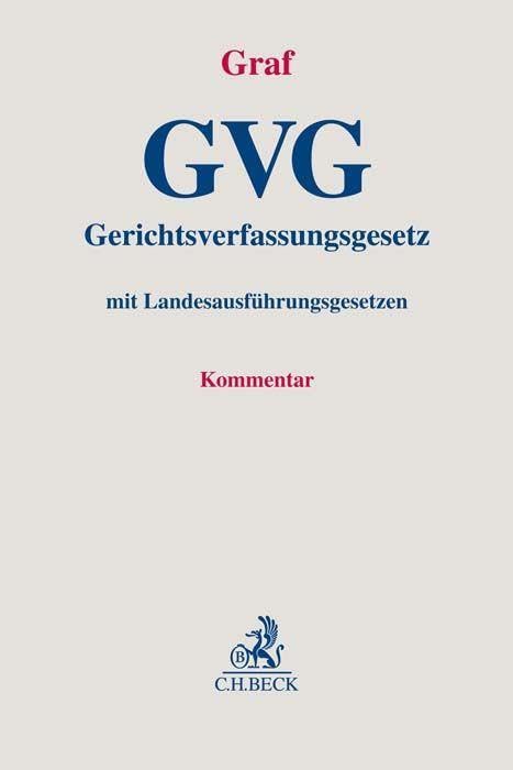Gerichtsverfassungsgesetz: mit Landesausführungsgesetzen Law