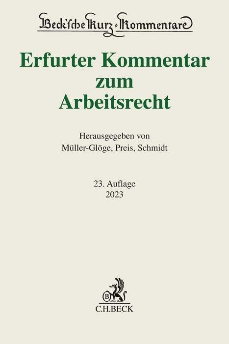 Erfurter Kommentar zum Arbeitsrecht Law