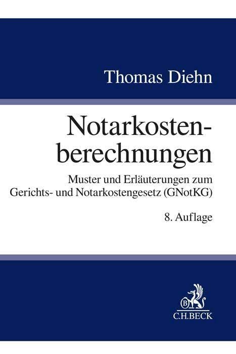 Notarkostenberechnungen Law