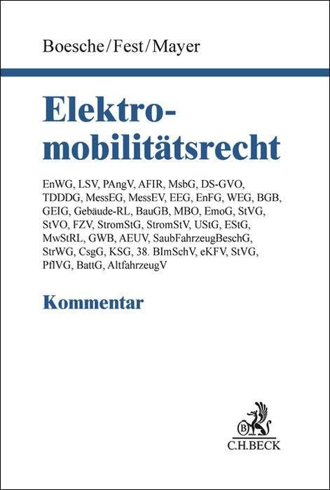 Elektromobilitätsrecht Law
