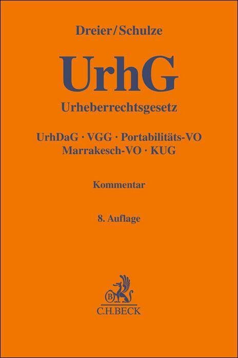 Urheberrechtsgesetz. UrhG Law Books
