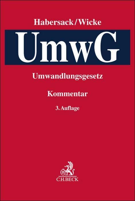 Umwandlungsgesetz. UmwG Law