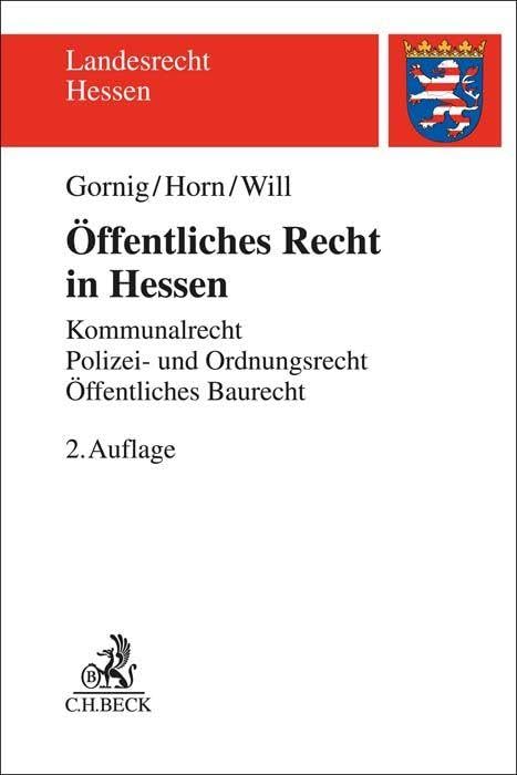 Öffentliches Recht in Hessen Law Books