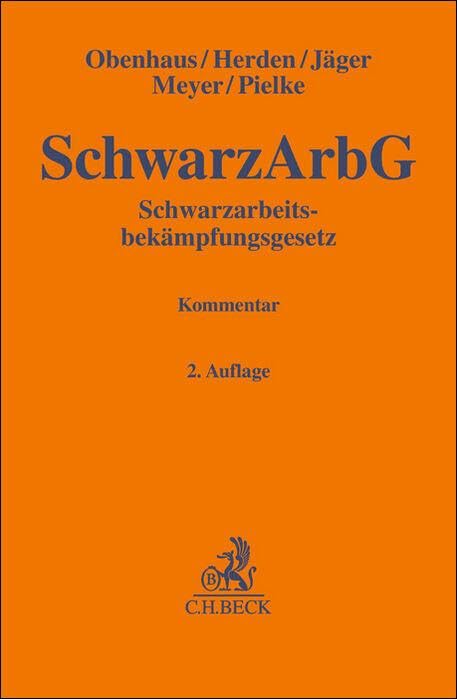 Schwarzarbeitsbekämpfungsgesetz. SchwarzArbG Law
