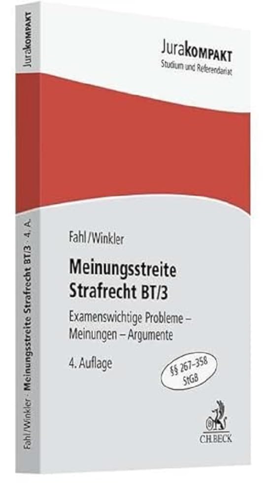 Meinungsstreite Strafrecht BT/3 Law