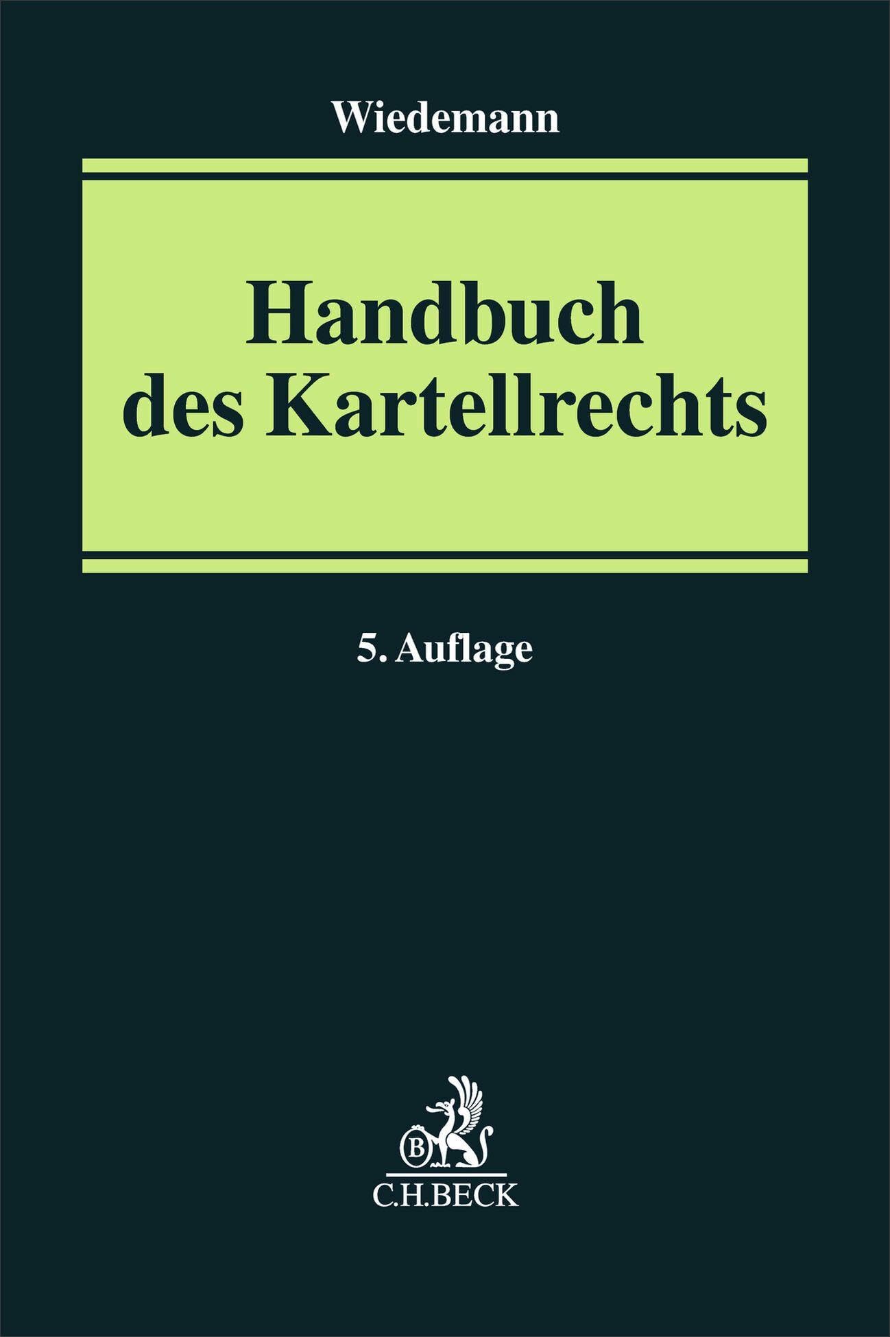Handbuch des Kartellrechts Law
