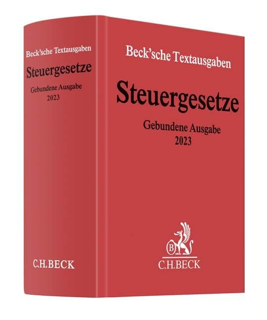 Steuergesetze Gebundene Ausgabe 2023 Law