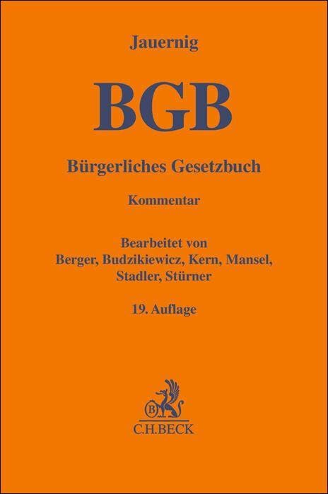 Bürgerliches Gesetzbuch. BGB Law