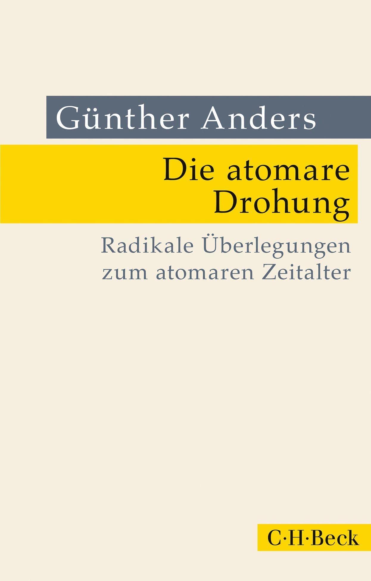 Die atomare Drohung Philosophy Books