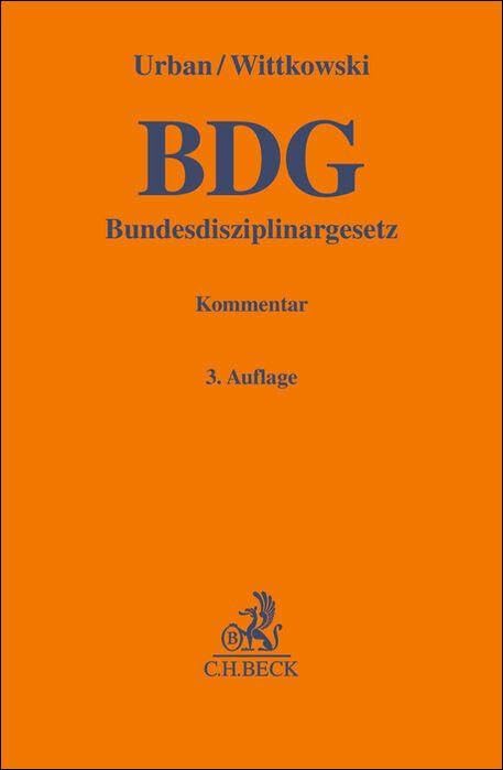 Product Image: Bundesdisziplinargesetz. BDG