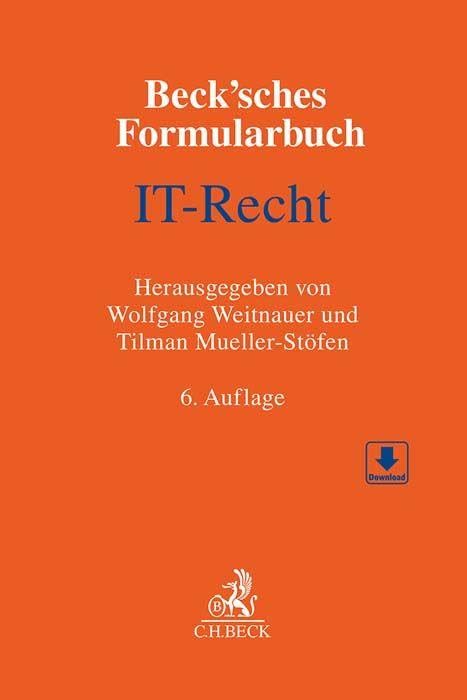 Beck'sches Formularbuch IT-Recht Law Books