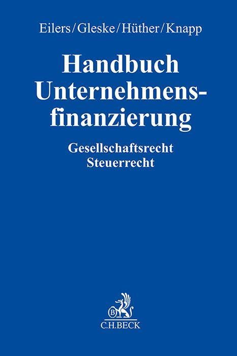 Handbuch Unternehmensfinanzierung Law