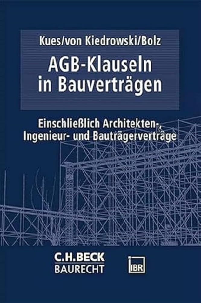 AGB-Klauseln in Bauverträgen Law